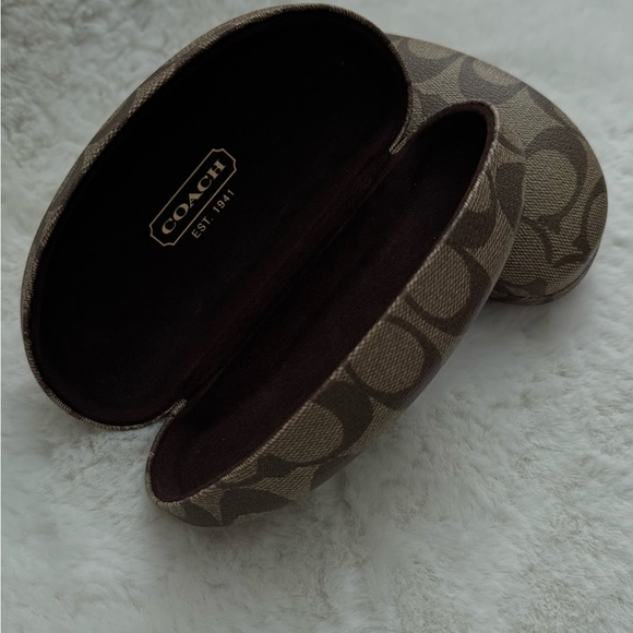 Coach Accessories - Coach Tan Signature Eyeglass Case